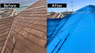 🏠【多摩市 Y様邸】劣化した屋根を鮮やかに再生！遮熱塗装で夏の暑さ対策も◎